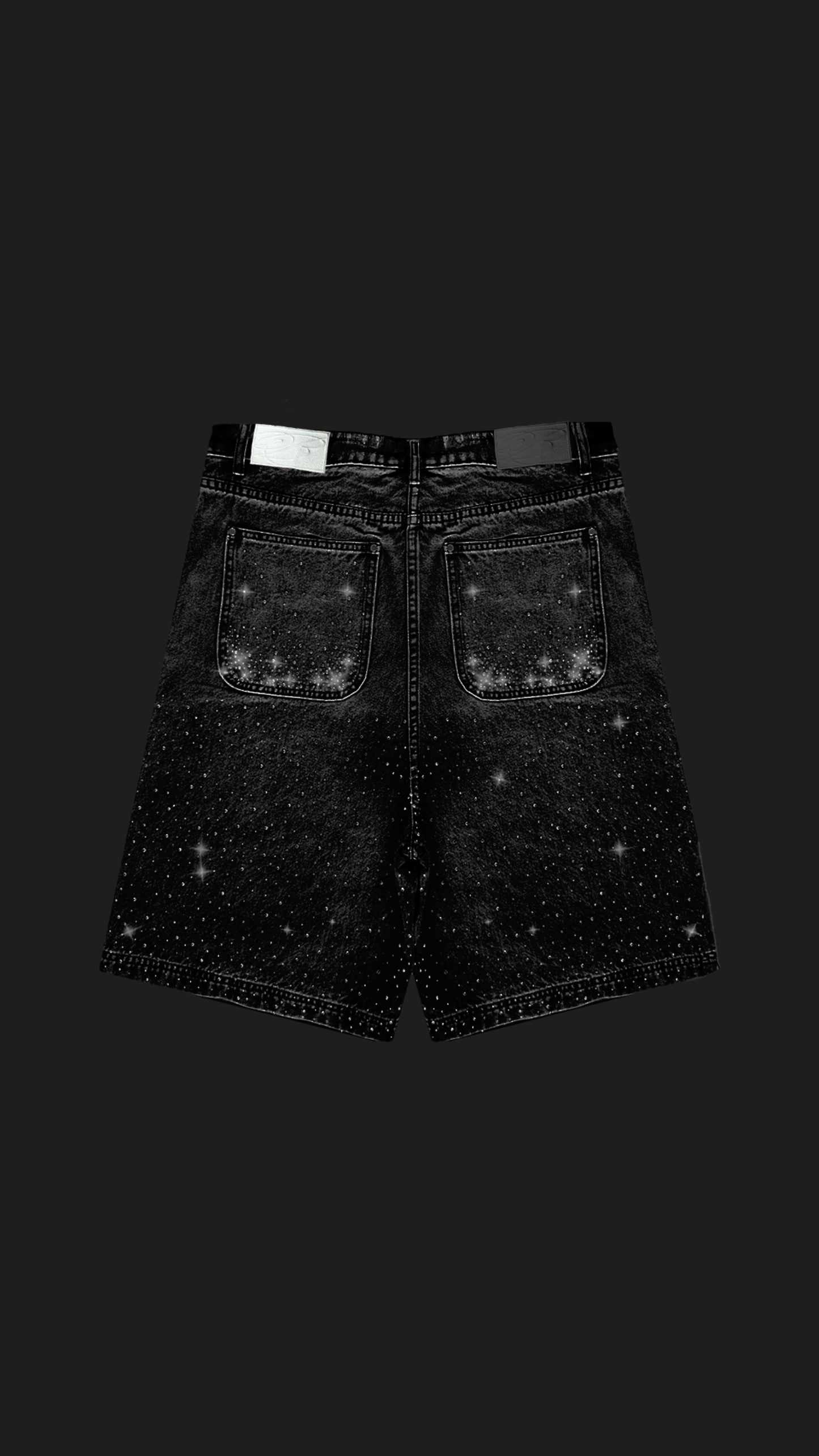 CRYSTAL DOUBLE KNEE JORTS