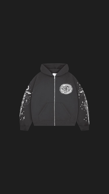 BLESSED ZIP HOODIE