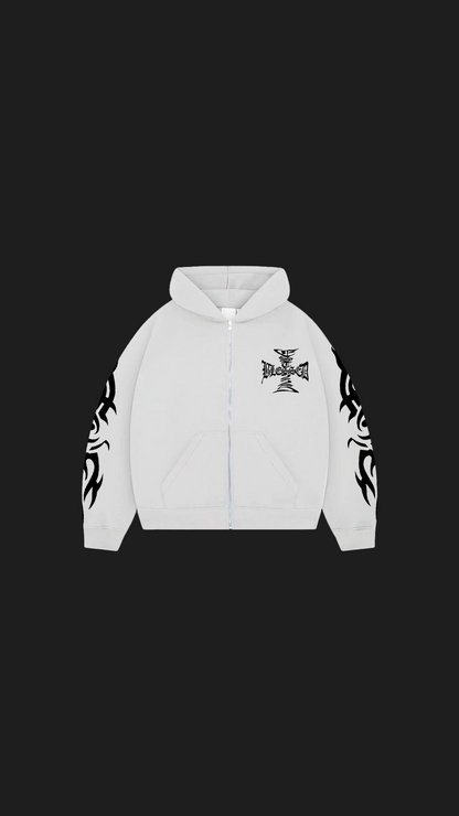 CROSS ZIP HOODIE