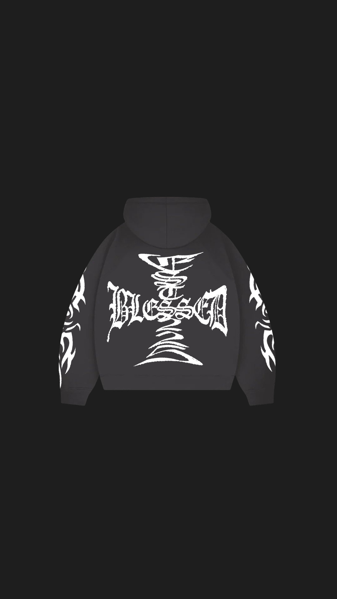 CROSS ZIP HOODIE