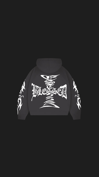 CROSS ZIP HOODIE