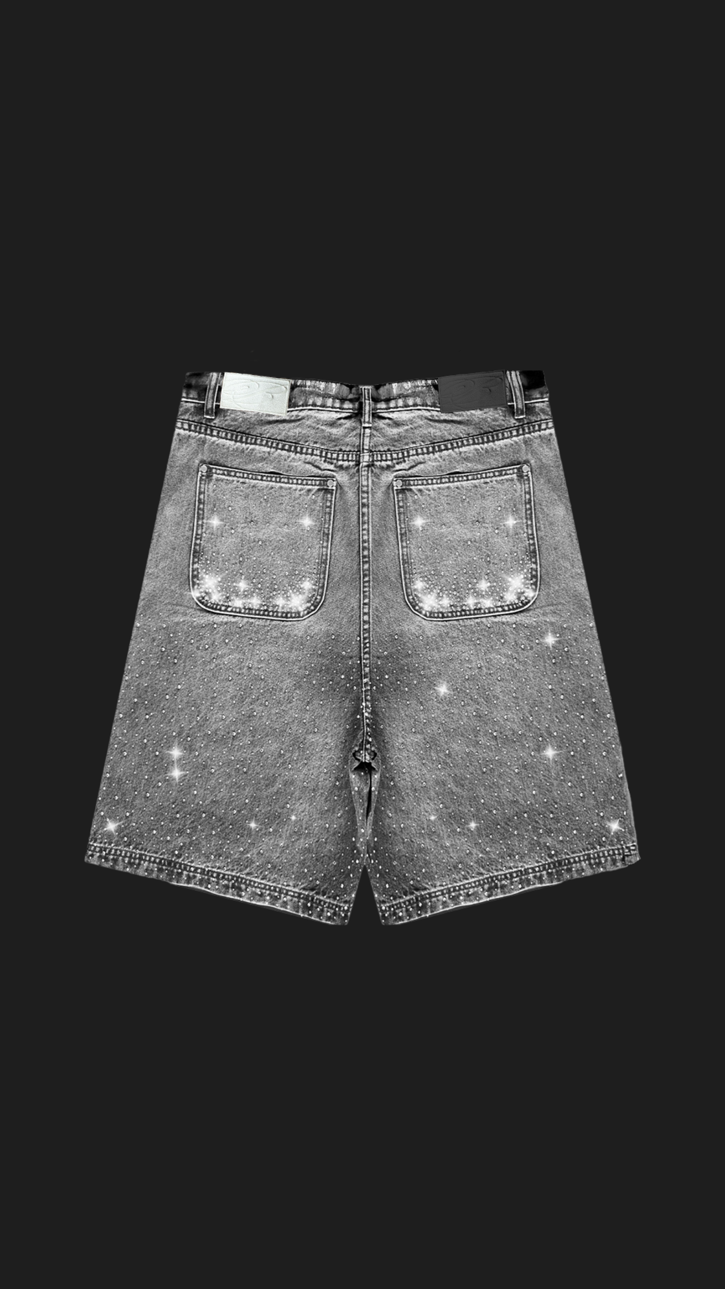 CRYSTAL DOUBLE KNEE JORTS