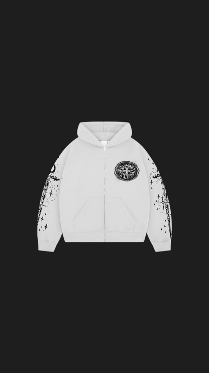 BLESSED ZIP HOODIE