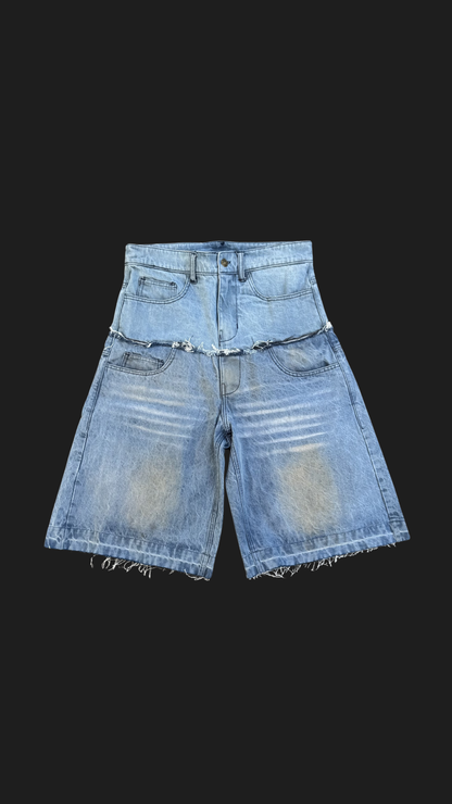 DOUBLE WAIST JORTS