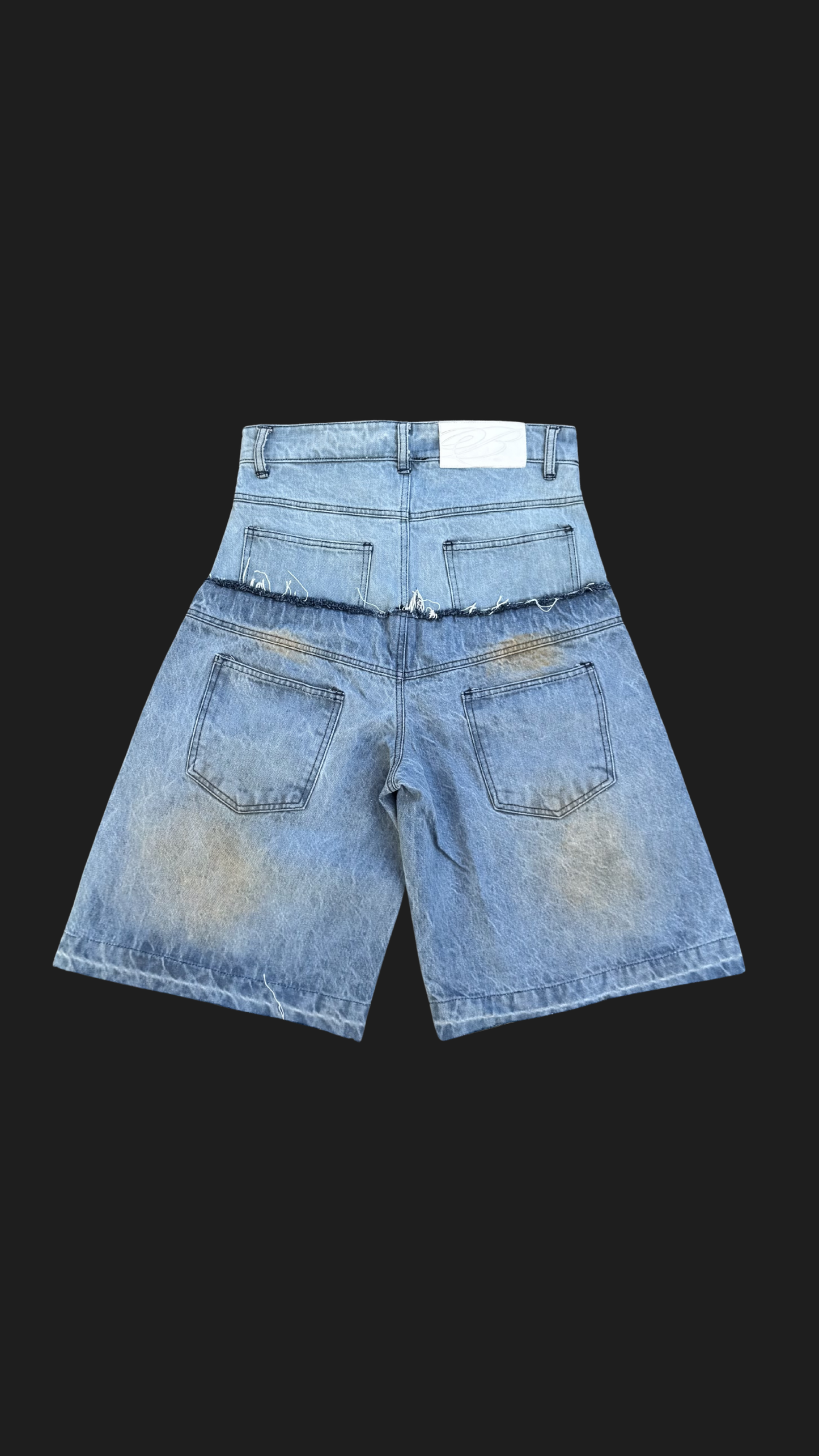 DOUBLE WAIST JORTS