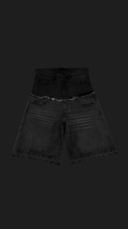 DOUBLE WAIST JORTS