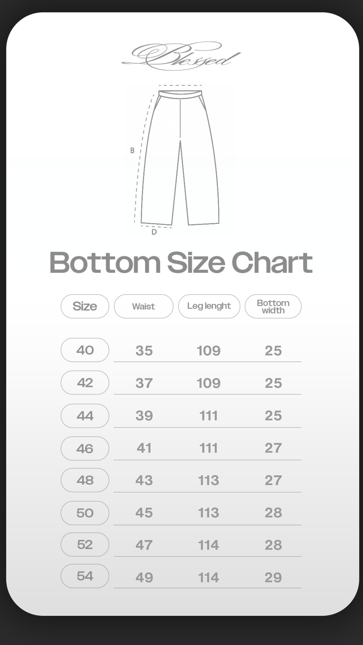 DENIM DOUBLE WAIST BLESSY