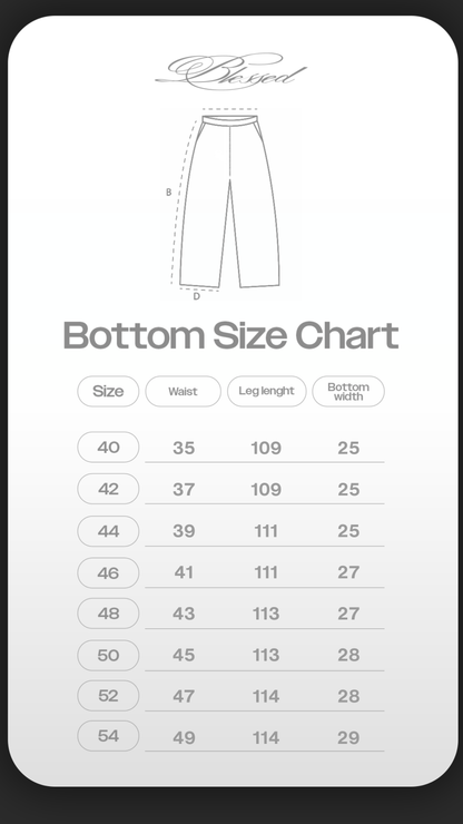 DENIM DOUBLE WAIST BLESSY